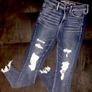 american eagle high rise jegging